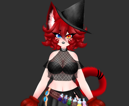 Halloween witch Cat Girl