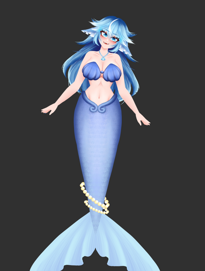 Siren Vtuber Avatar Transformation Expression 2d Vtuber Vtube studio