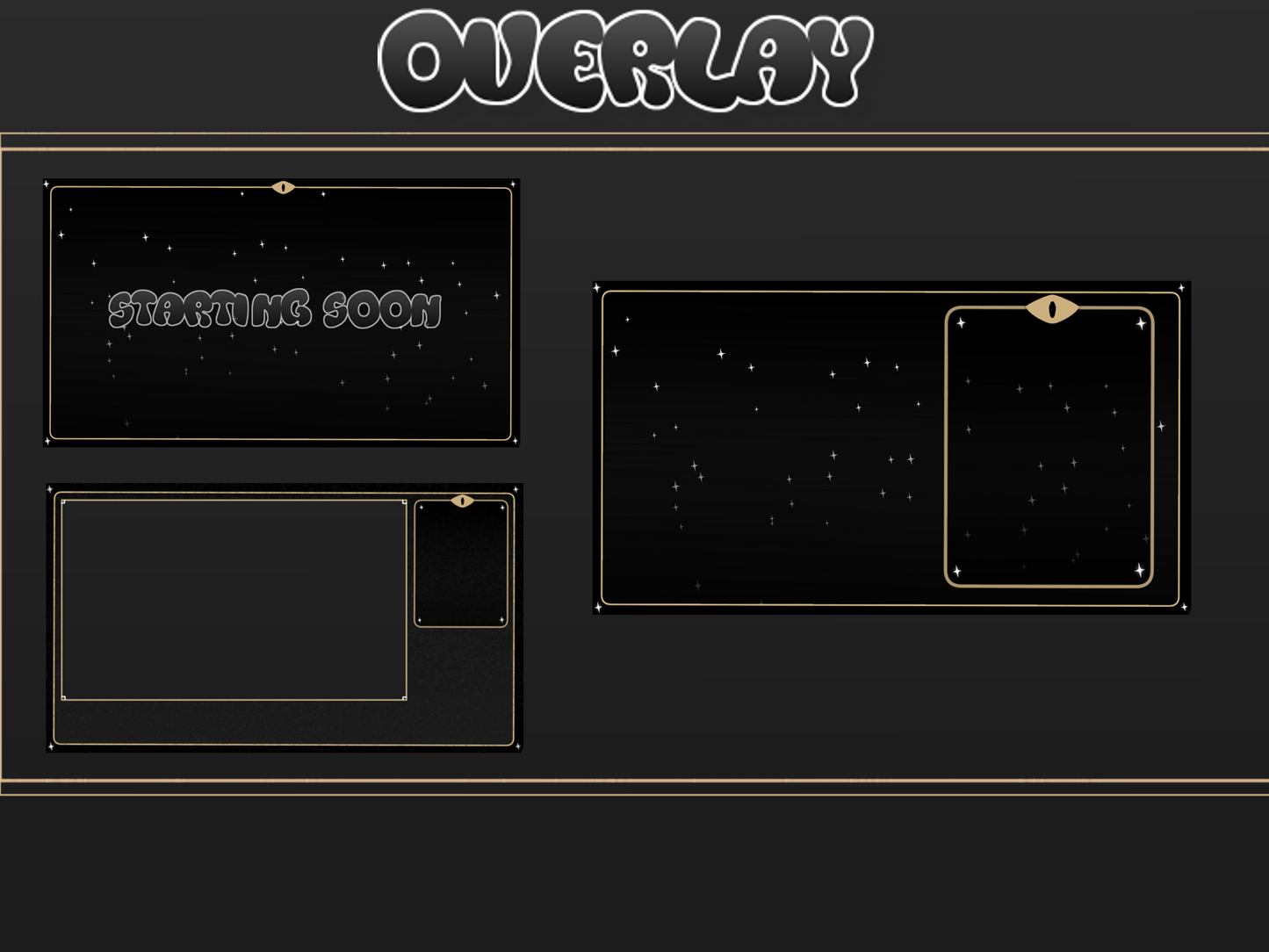 2d Vtuber Avatar With Overlay Twitch Dark Night Emotes And Panels Complete Pack Stream Twitch or Youtube