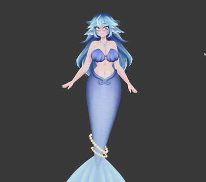 Siren Vtuber Avatar Transformation Expression 2d Vtuber Vtube studio